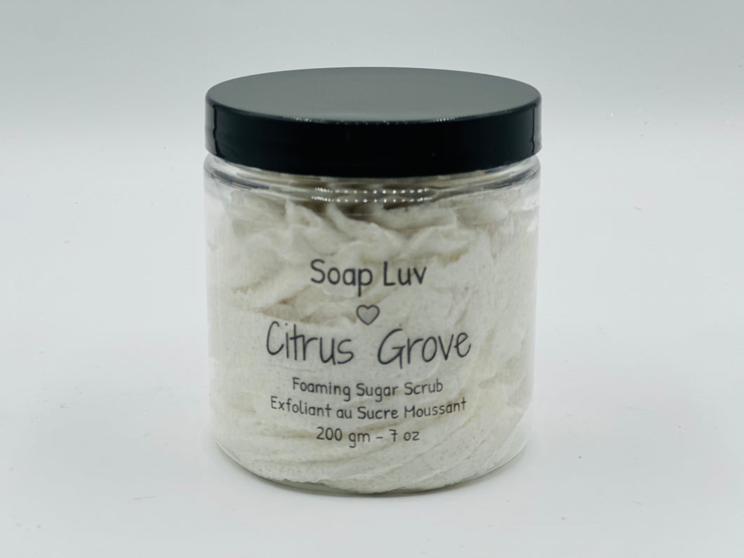 Foaming Sugar Scrub - Citrus Grove 200 g.
