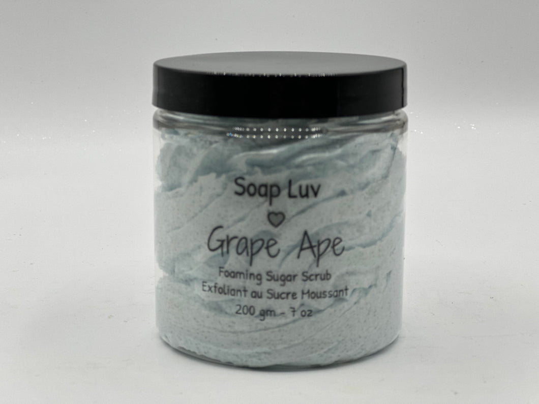 Foaming Sugar Scrub - Grape Ape 200 g.