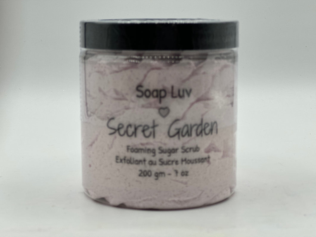 Foaming Sugar Scrub - Secret Garden 200 g.